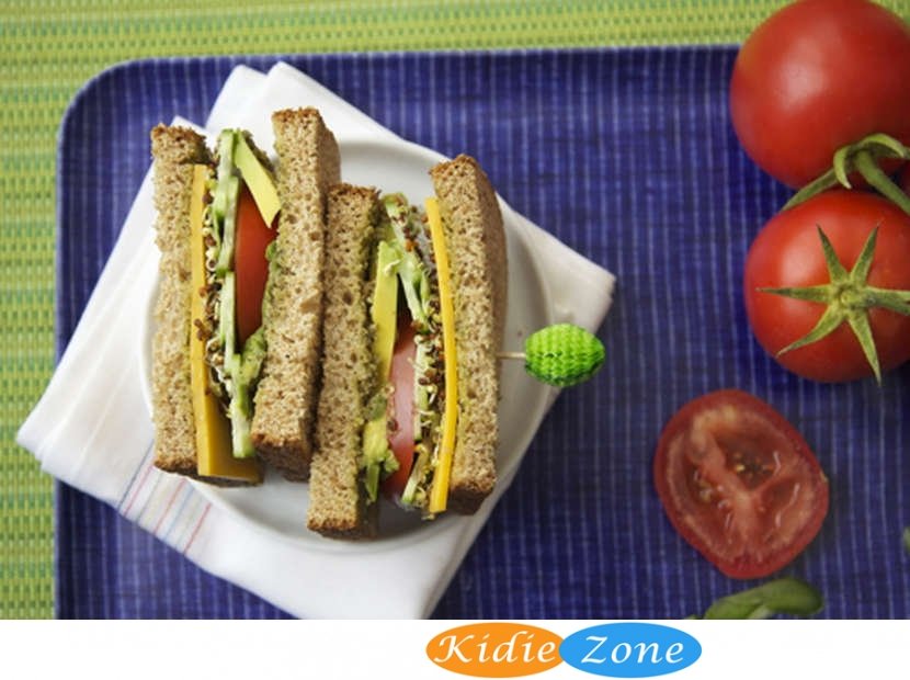 Vegetable Sandwich - Healthy & Luscious recipes