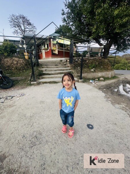 Parthavi smiling